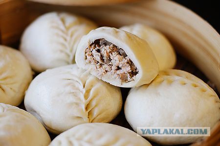 Тесто и мясо