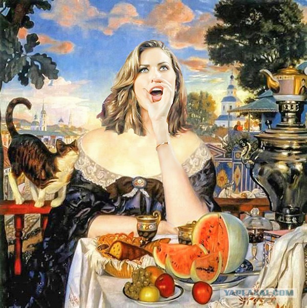 Фотожаба  Болельщица