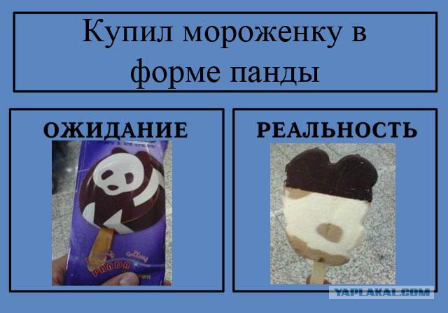 Фотожаба: Ожидание / Реальность