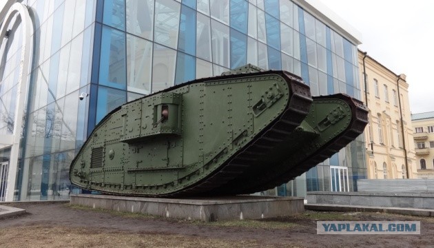 Внутри танка Марк4 времен первой мировой.