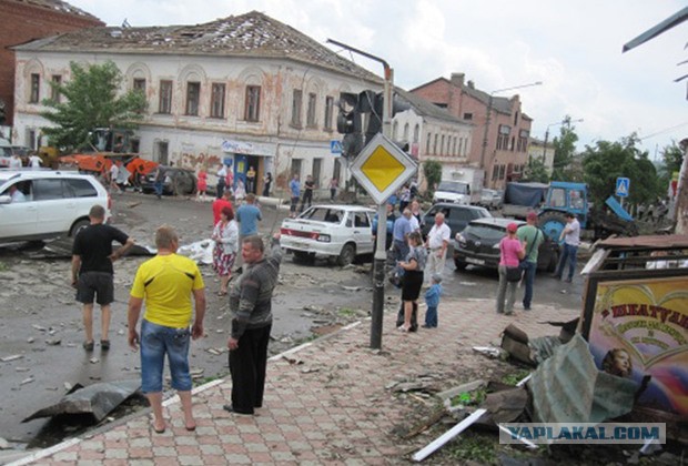 Сегодняшний смерч в Тульской области