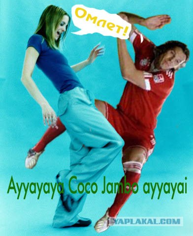 ФотоЖаба на футболиста