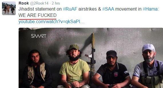 ВКС России в Сирии. видео со стороны бармалеев