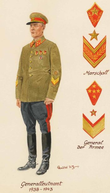 Советские солдаты глазами немецкого художника Герберта Кнотеля (Herbert Knotel)