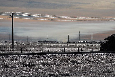 Ледяной шторм в Неваде