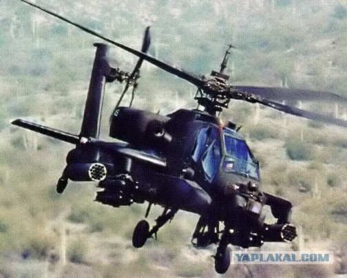 Пилот снял свою семью на камеру Apache
