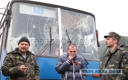 Cиловая операция в Славянске.