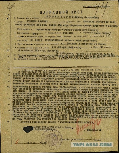 30 апреля 1945 года.