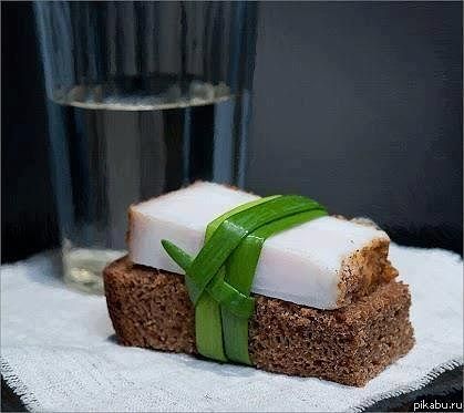 Вкуснятинское сало с чесночком  ;)))