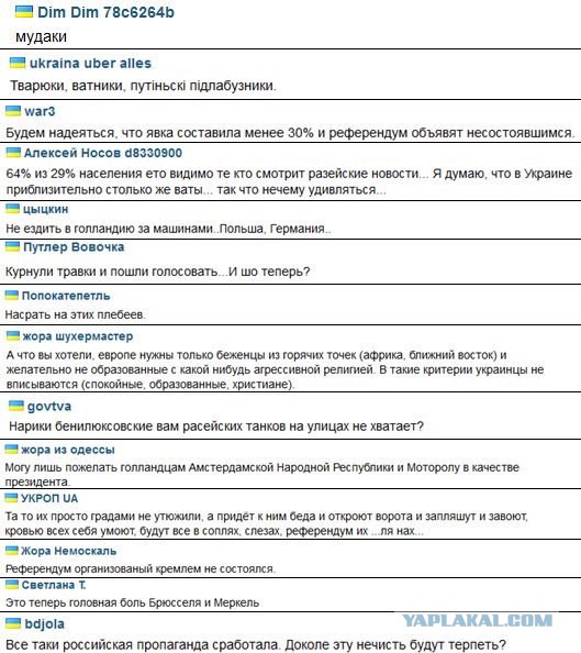 Известный аналитик о референдуме в Нидерландах