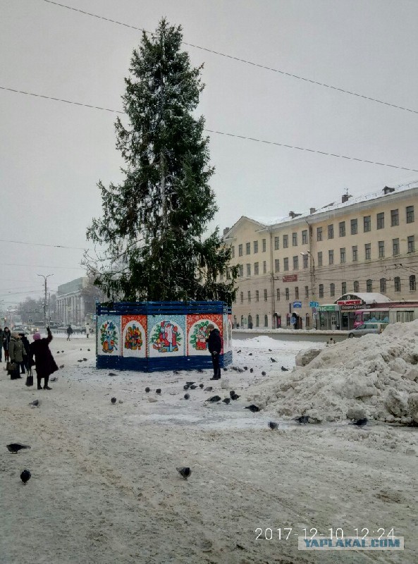 Рейтинг «самых ужасных» рождественских ёлок