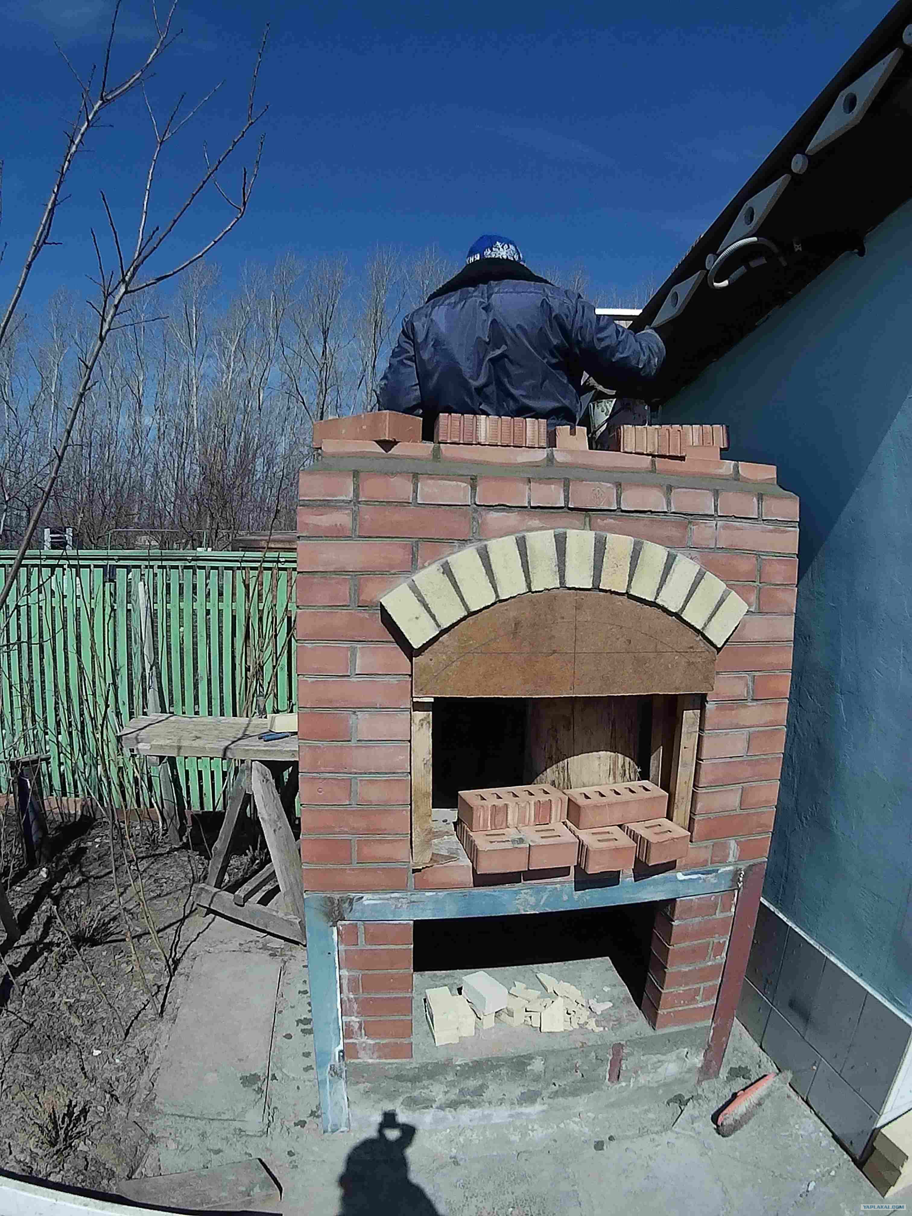 Дымит мангал из кирпича причины