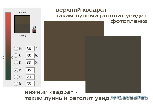 Тема про реальный цвет Луны! И НАСА-жуликов