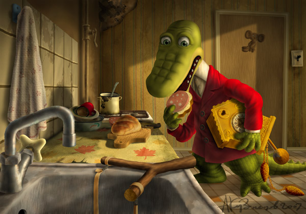 Винсент-Пух и Джулс-тигра