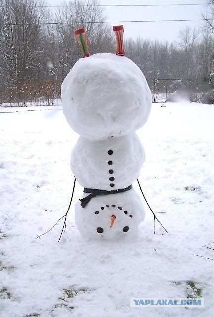 Шизовик-снеговик.