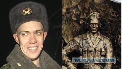 Памятник десантникам, открытый вчера в Лежневе