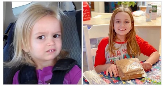 Девочка с хвостиками: как выглядит 10 лет спустя малышка из популярного мема в интернете