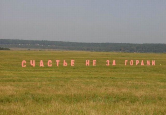 А в чистом поле