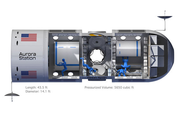 Orion Span собирается запустить первый в мире космический отель