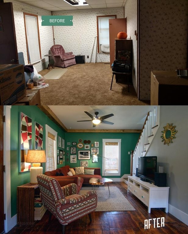 Фотографии из серии «до и после», которые доказывают, что всё познаётся в сравнении