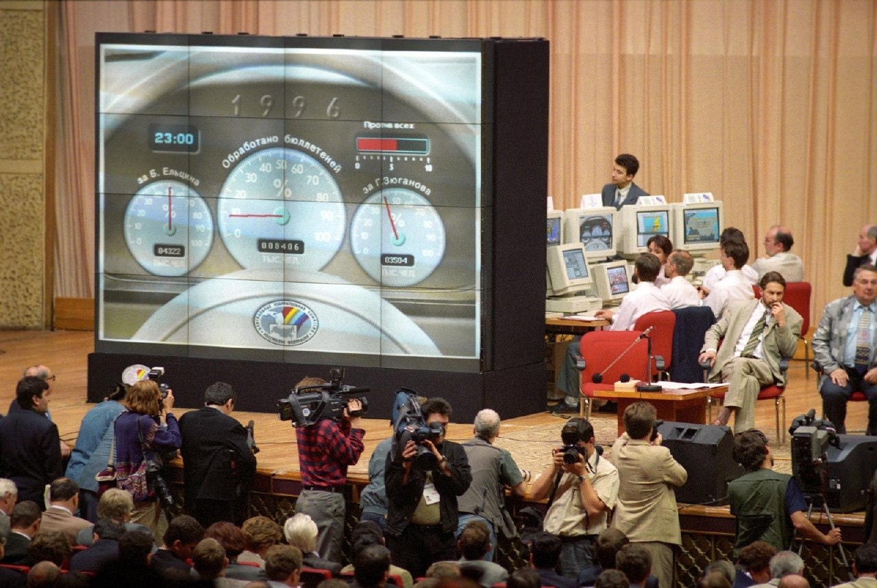 Выборы 1996 года в россии презентация