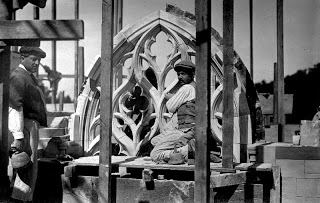 Египетский морок. Строительство колоссов, Сфинкса, пирамид на заре эры фотографий в 19 веке.
