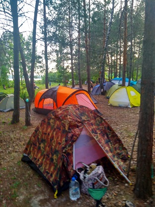 Отдых в палатке