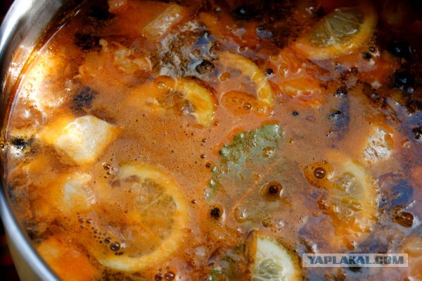 Сборная рыбная солянка, С расстегаями