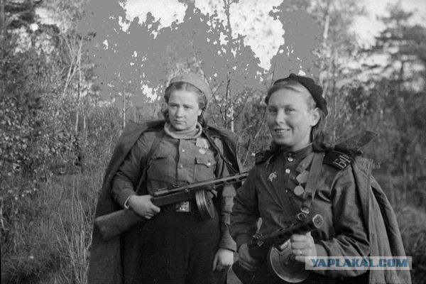 Женщины-военные во время Великой отечественной