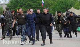 Перестрелка между ополчением и войсками