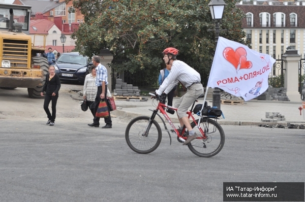 Первая велосвадьба в Казани