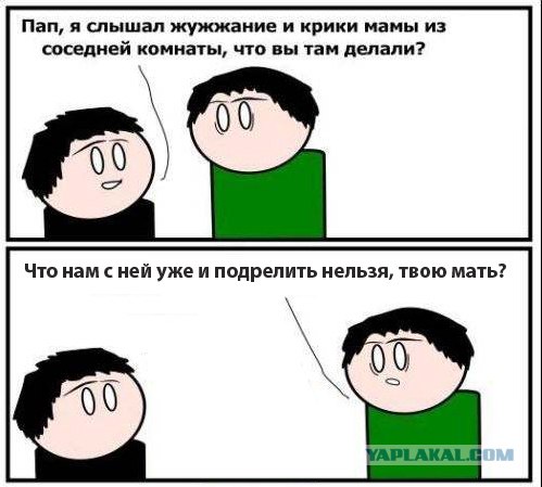 Кроха сын к отцу пришёл