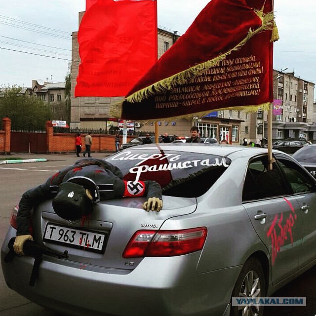 Георгиевская лента в Казахстане. Астана