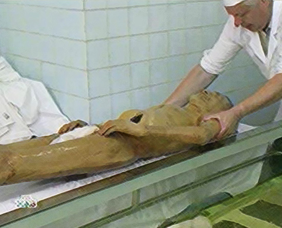 О перезахоронении тела Ленина.