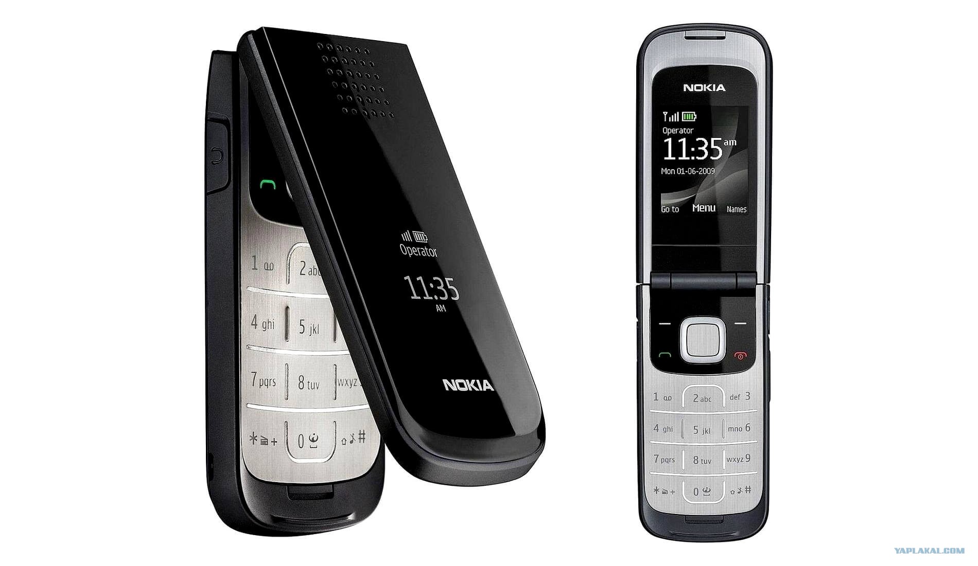 Nokia в металлическом корпусе раскладушка