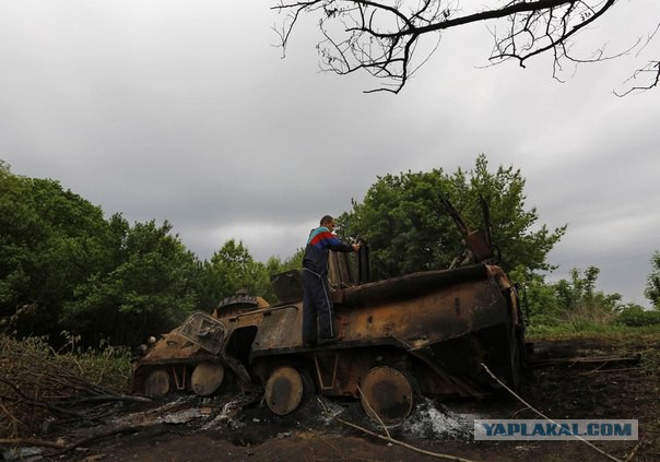 Фото со вчерашнего боя под Краматорском