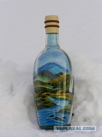 Бутылка с песком