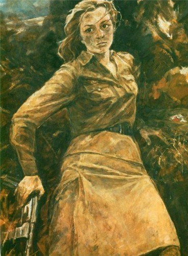 Героиня Сталинградской битвы Наташа Качуевская.