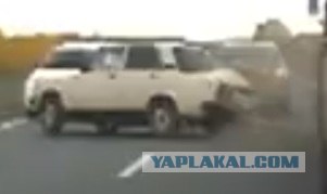 Очень жестко проучил за то, что помешал обгону