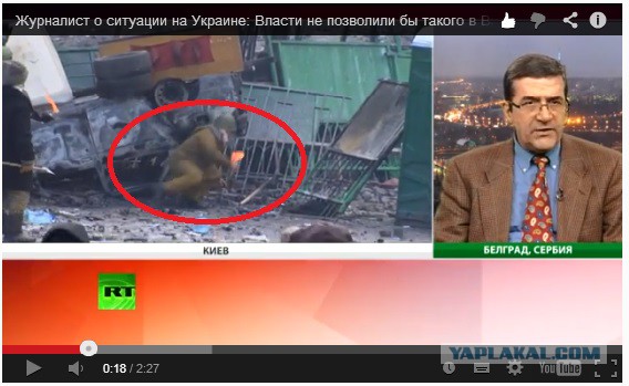 Сербский журналист - круто "отбрил"