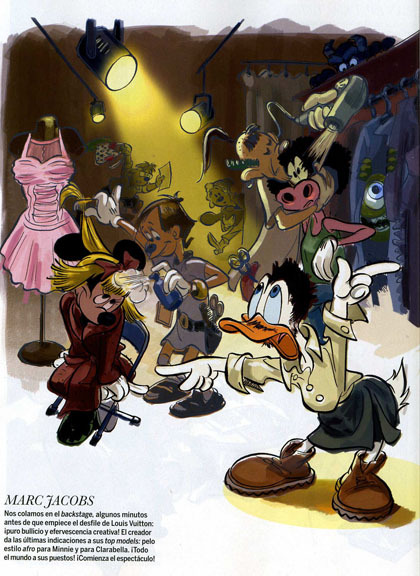 Кутюрье в виде диснеевских героев