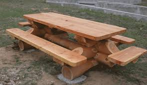 Изготовление садовой мебели из кедра