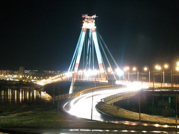 Россия ночью