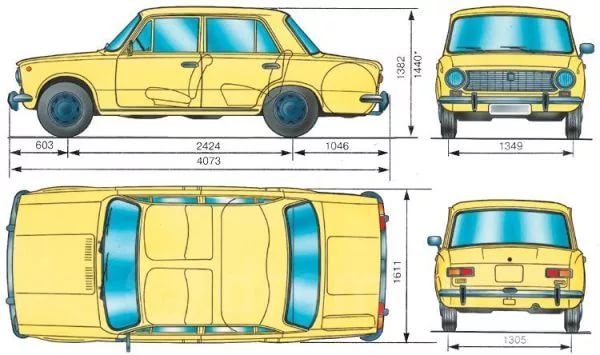 ВАЗ 2101 в аэродинамической трубе