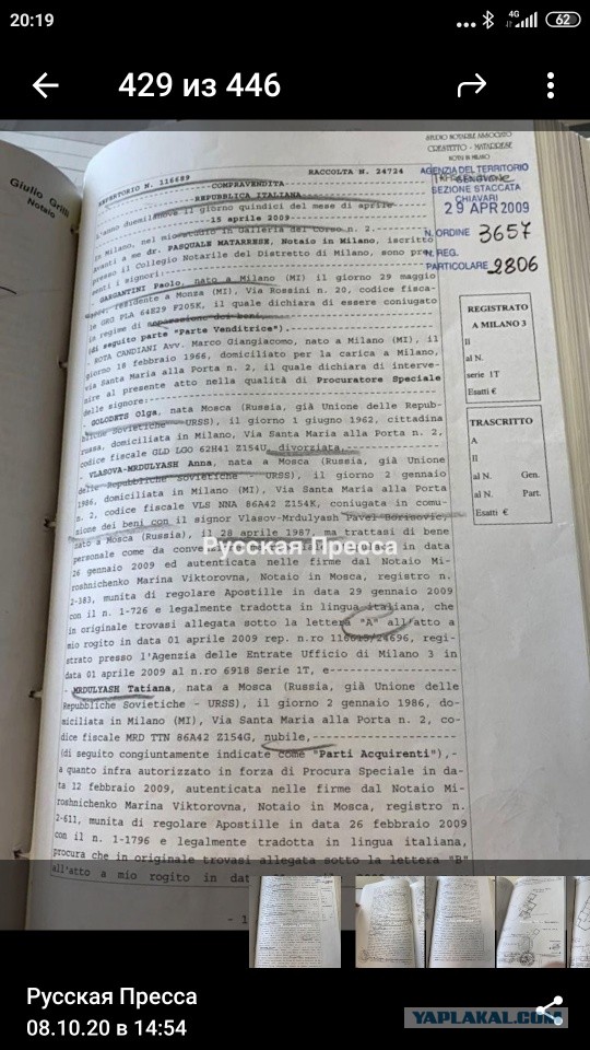 Итальянцы в России...