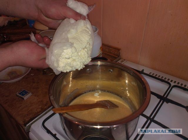Как зарукожопить домашний сыр