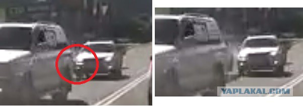 Сракер швырнул кроссовер на встречную