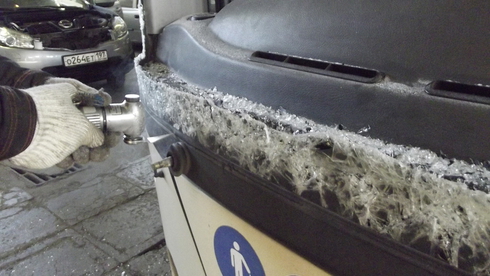 Замена лобового стекла на Маз 206