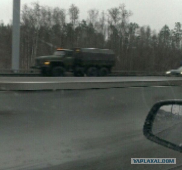 Дальнобойщики начали перекрывать МКАД 04.12.15