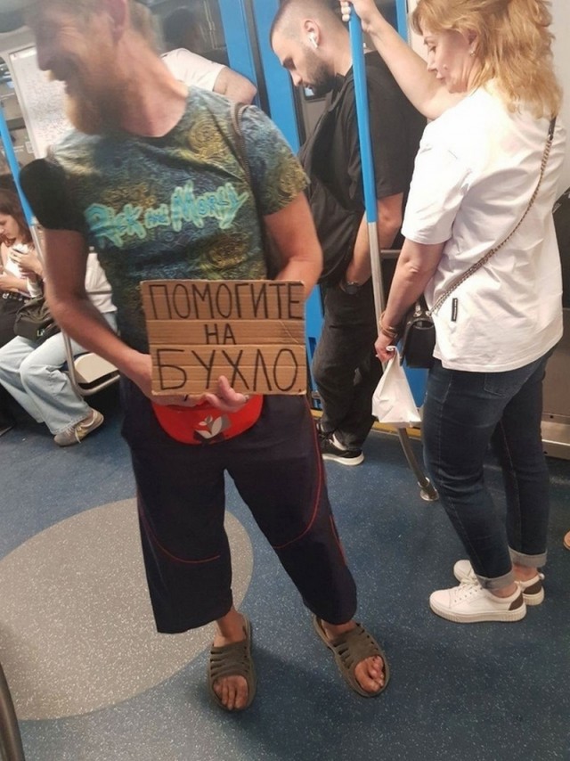 Модные и странные личности из московского метрополитена
